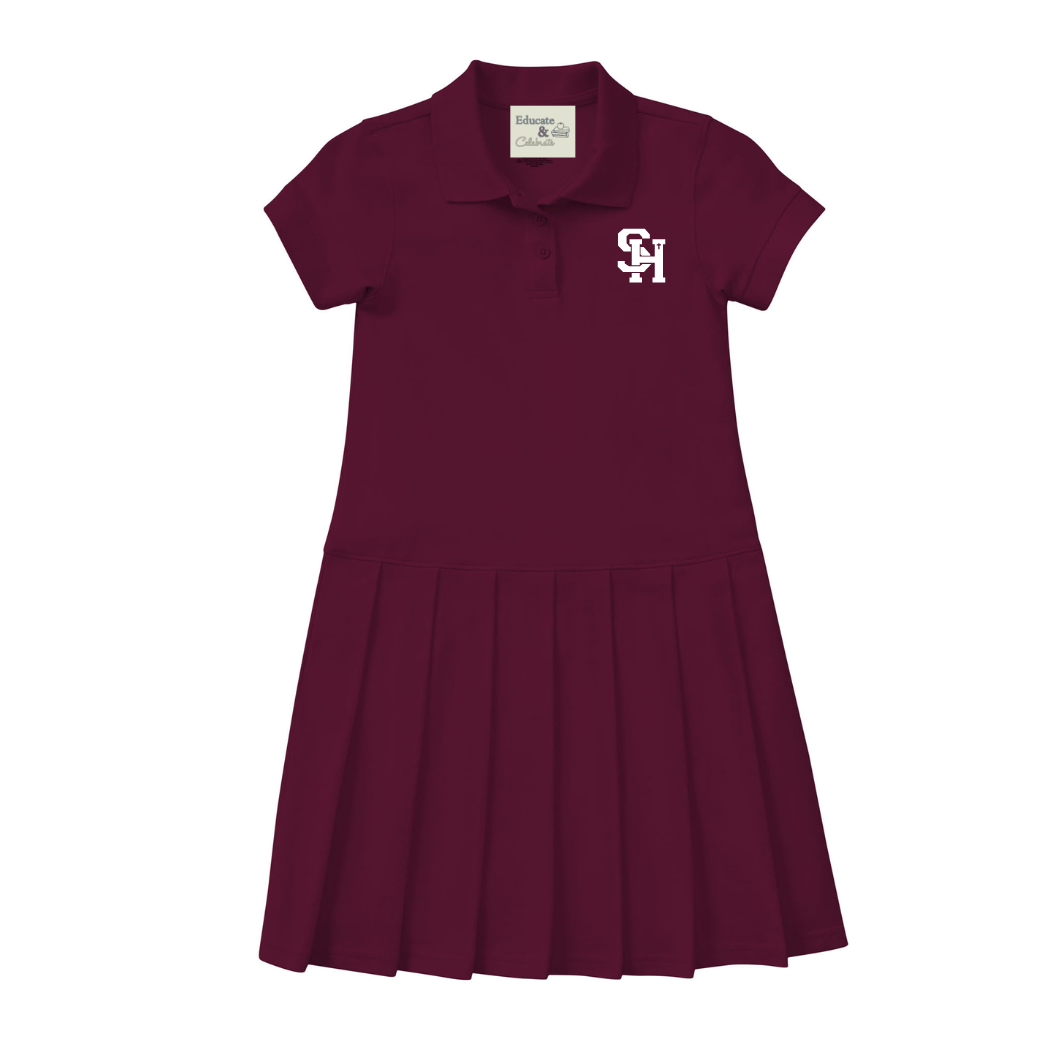 Sacred Heart Pique Polo Dress