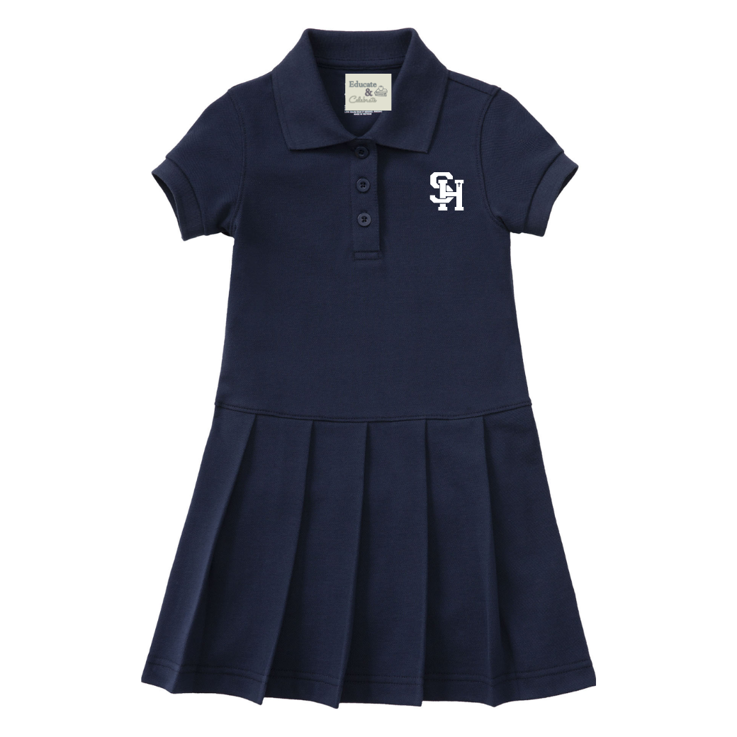 Sacred Heart Pique Polo Dress
