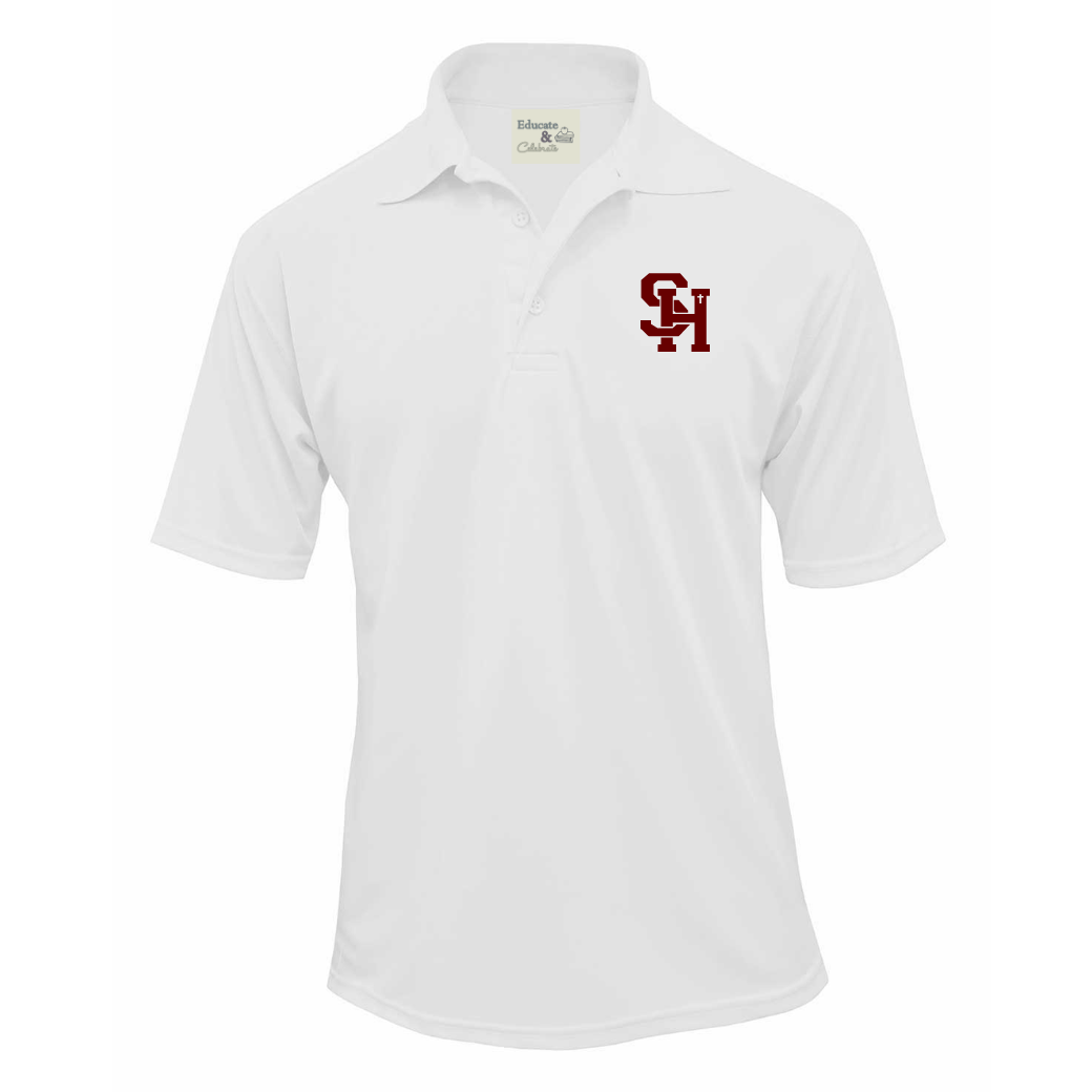 Sacred Heart Performance Polo Short-Sleeve Shirt (Unisex)