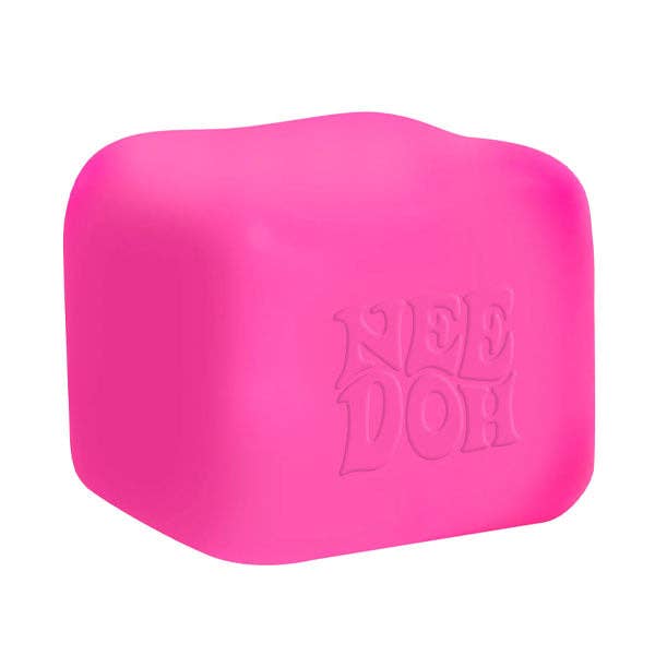 Nee Doh Nice Cube GLOW Squishy Fidget Stress Ball (1pc) Assorted Colors