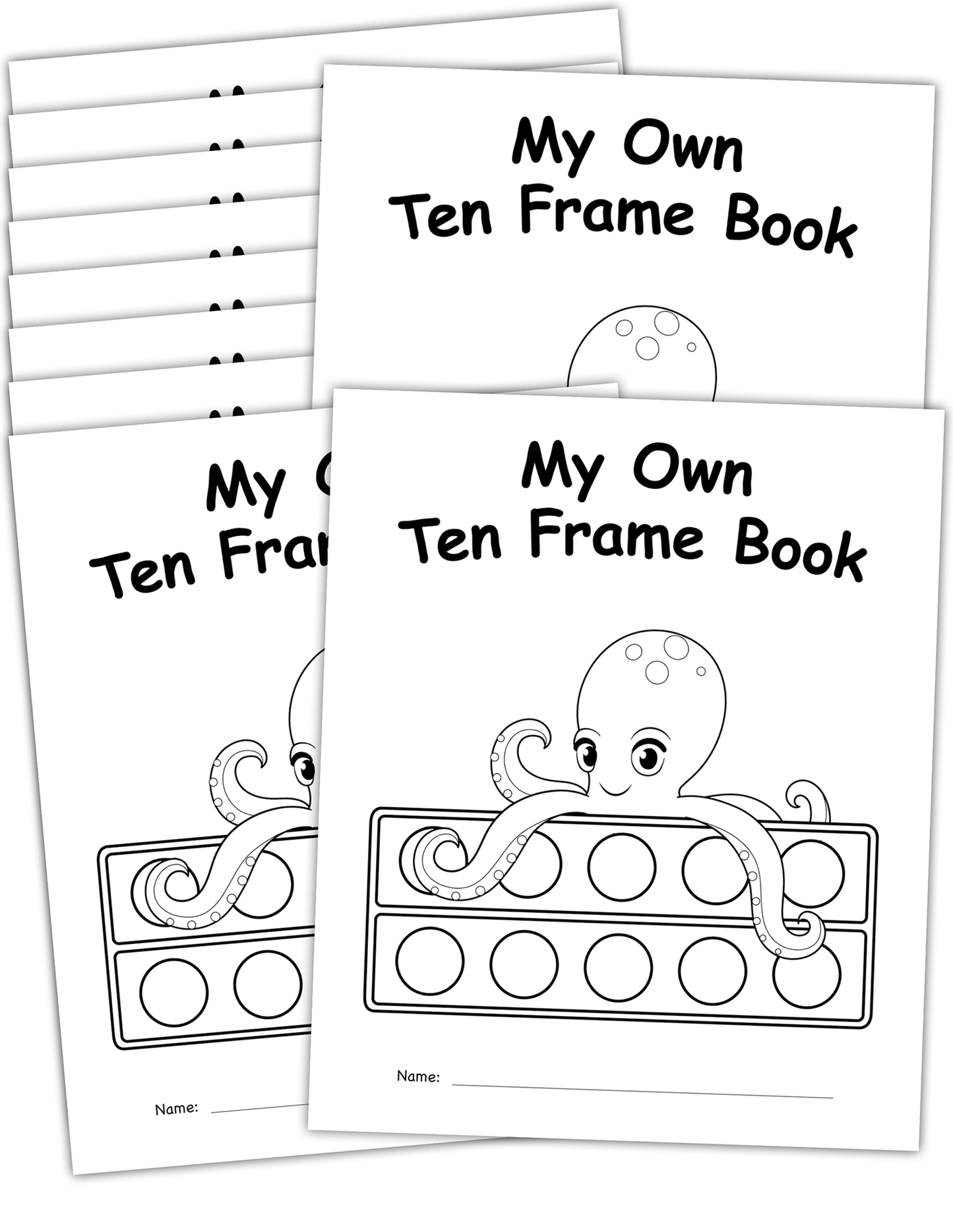 My Own Books™: My Ten Frame Book, 10 Pack