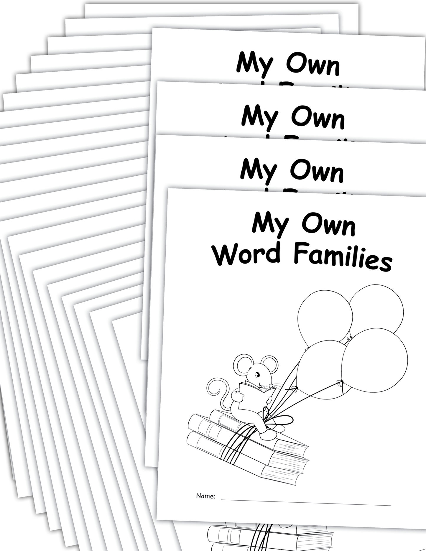 My Own Books™: My Word Families Book, 25 Pack