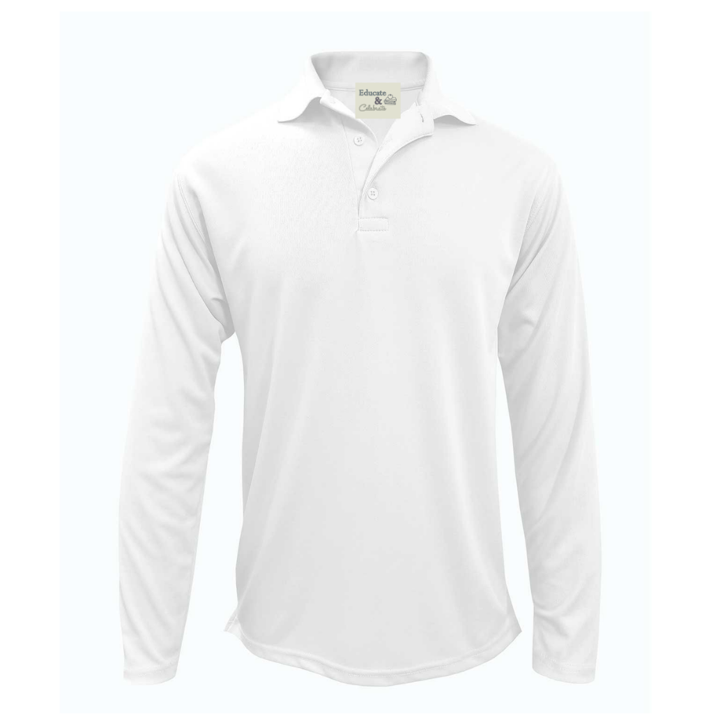 Sacred Heart Performance Polo Long Sleeve Shirt (Unisex)
