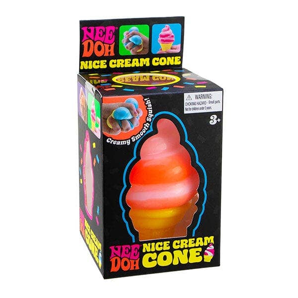Nee Doh Nice Cream Cone Squishy Fidget Toy (1pc) Color Ships Assorted