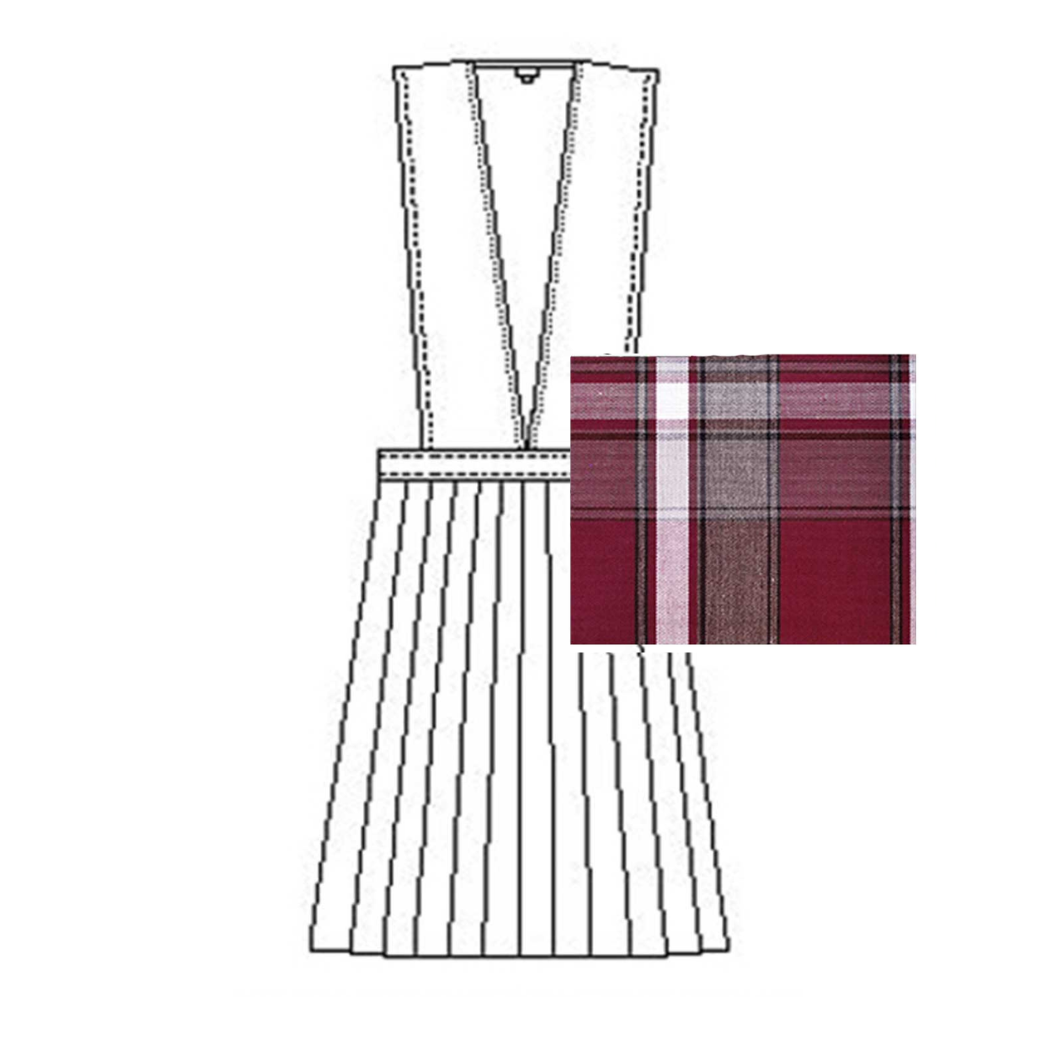 Sacred Heart V-Slit Knife Pleat Jumper
