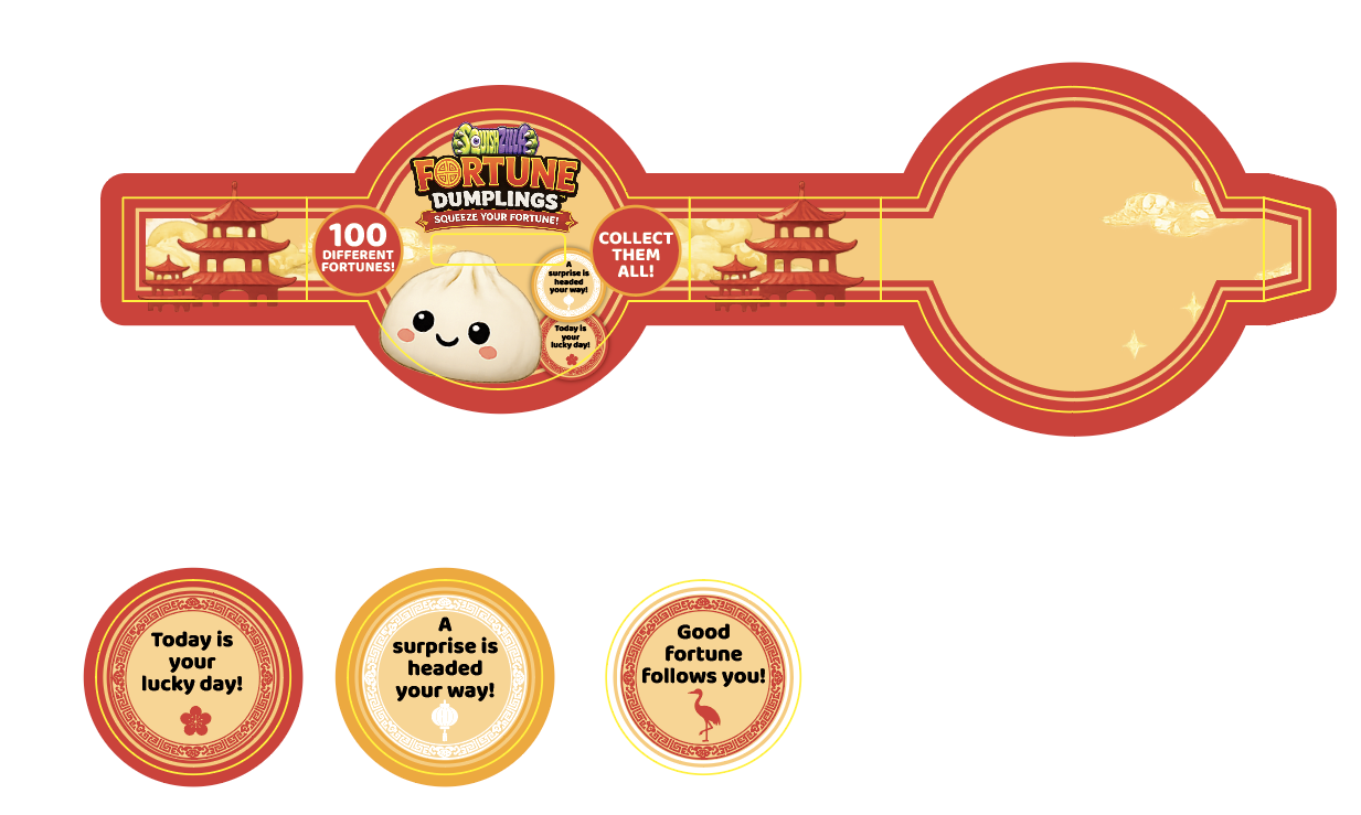 Fun Doh Mystery Fortune Cookie Dumpling
