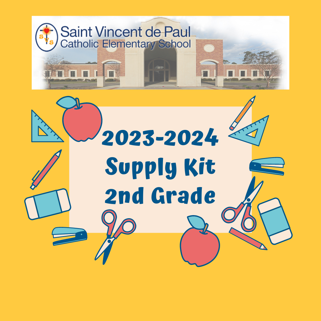 St. Vincent School Supply Kits - 2nd Grade