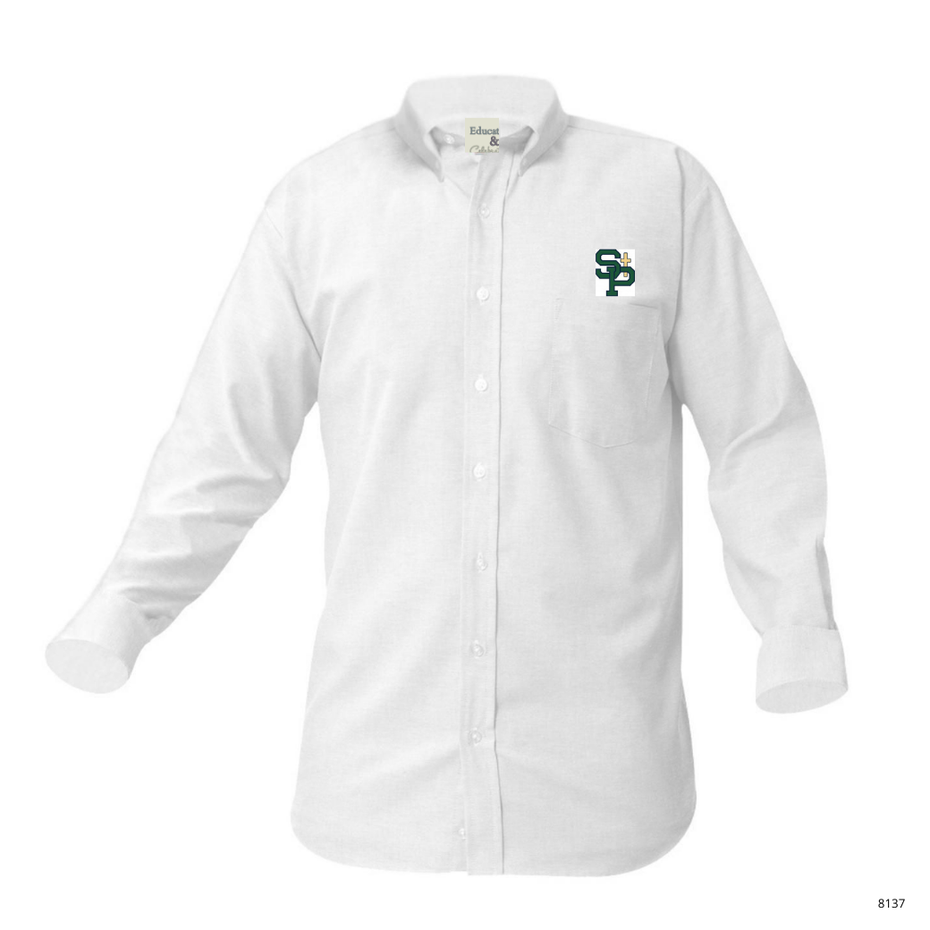SPC Oxford Long Sleeve Shirt (Boys & Mens) - ELD EMB