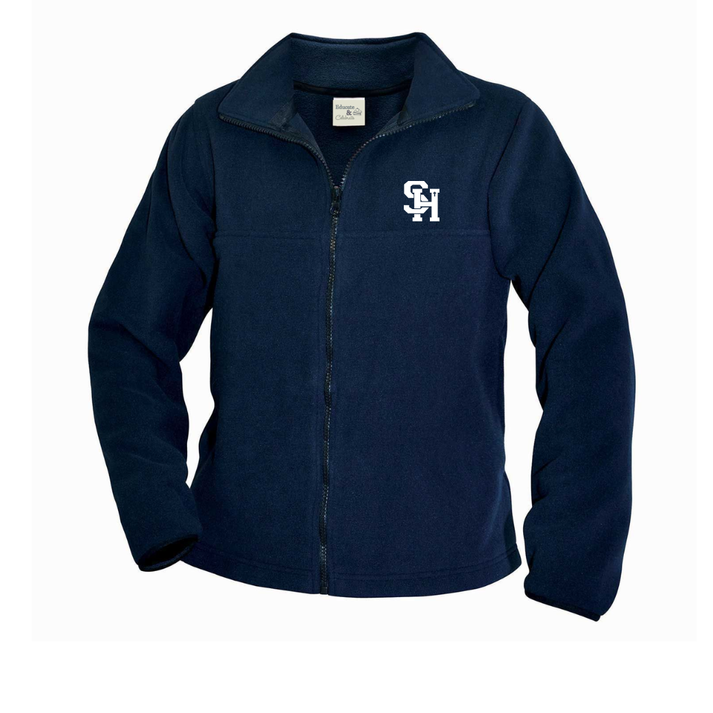 Sacred Heart Fleece Zip Jacket