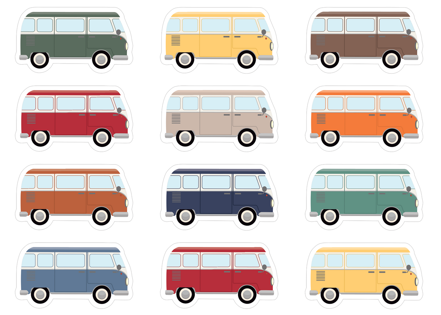 Moving Mountains Road Trip Camper Vans Mini Accents