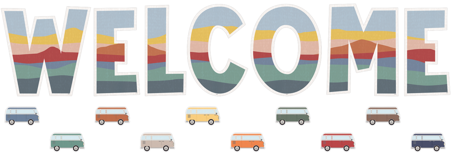 Moving Mountains Road Trip Welcome Bulletin Board