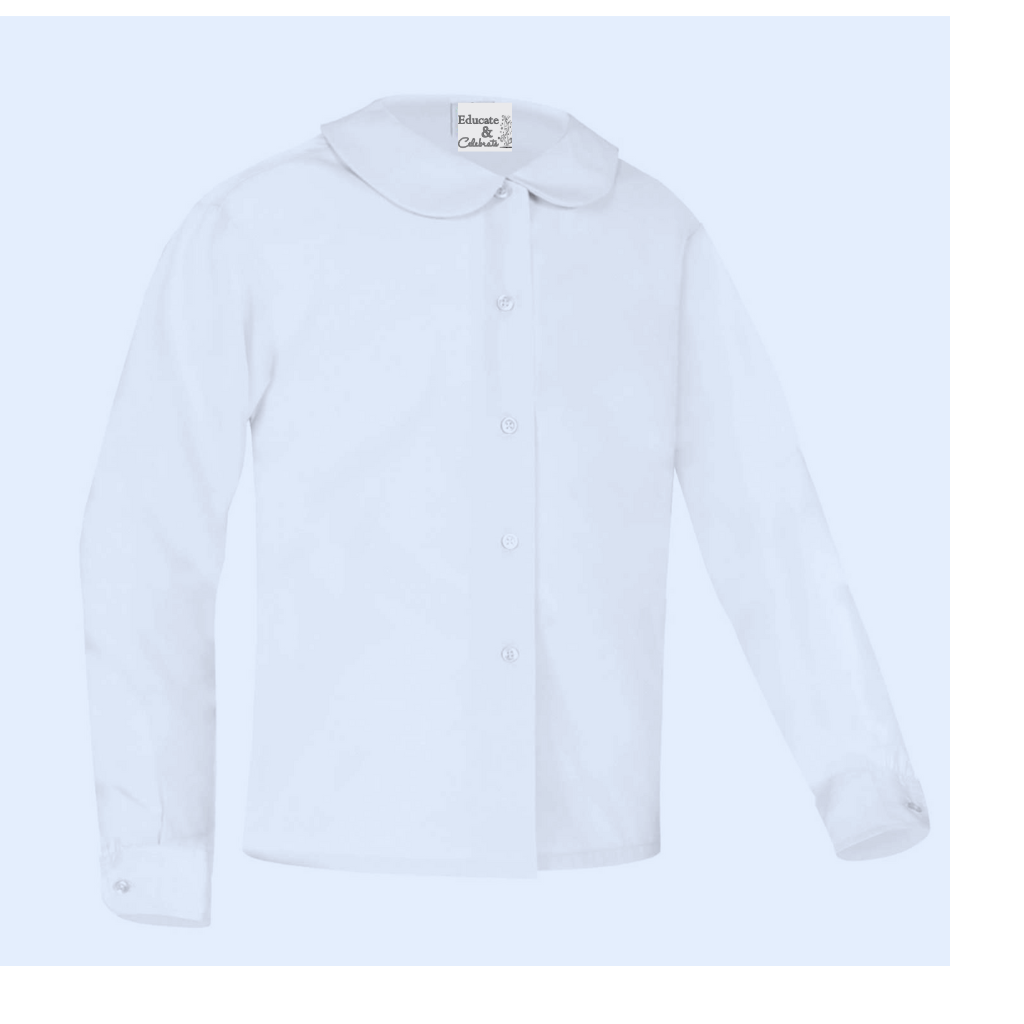 Resurrection Peter Pan Blouse Long Sleeve Shirt (Girls) - Elderwear