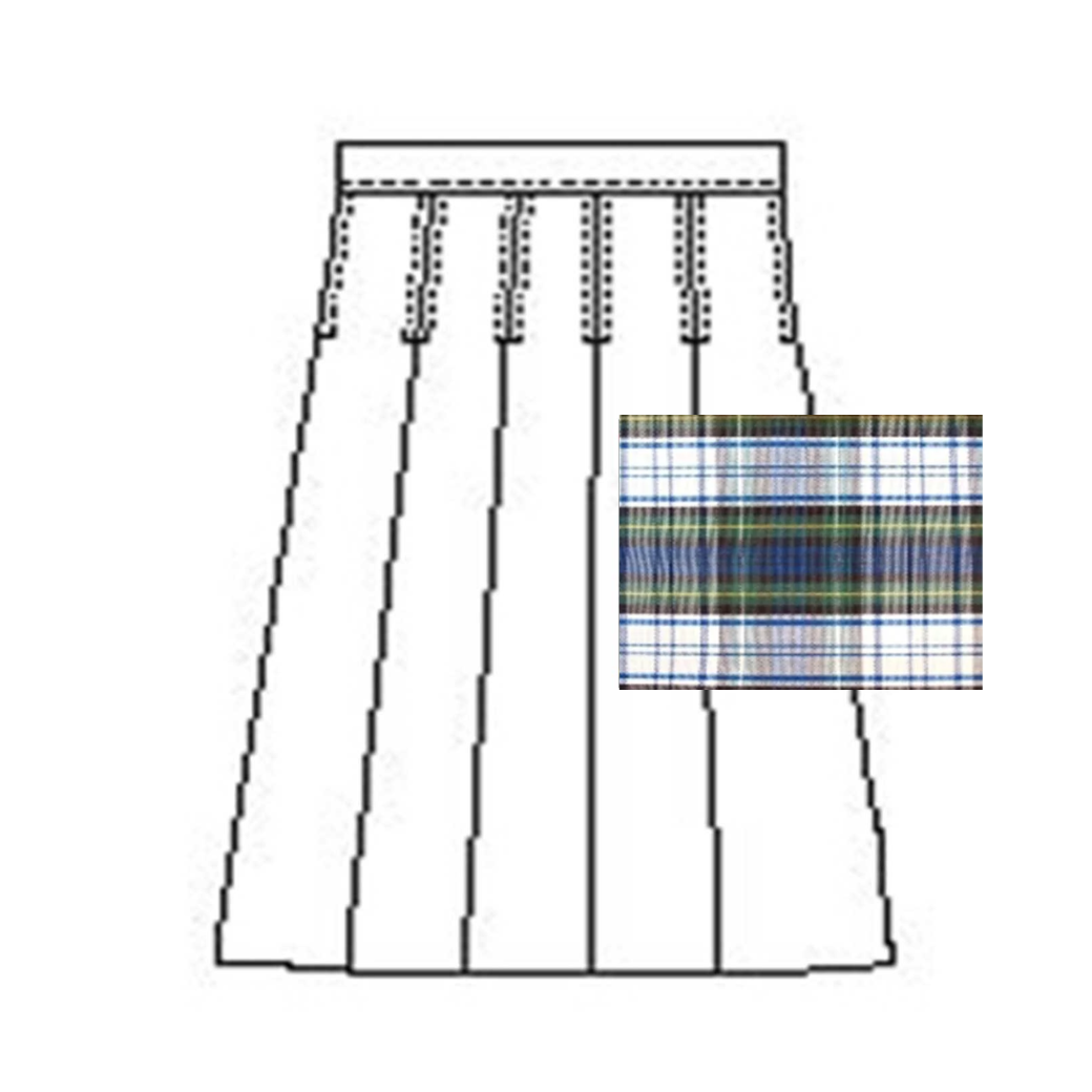 CCA & Resurrection Box Pleat Skirt