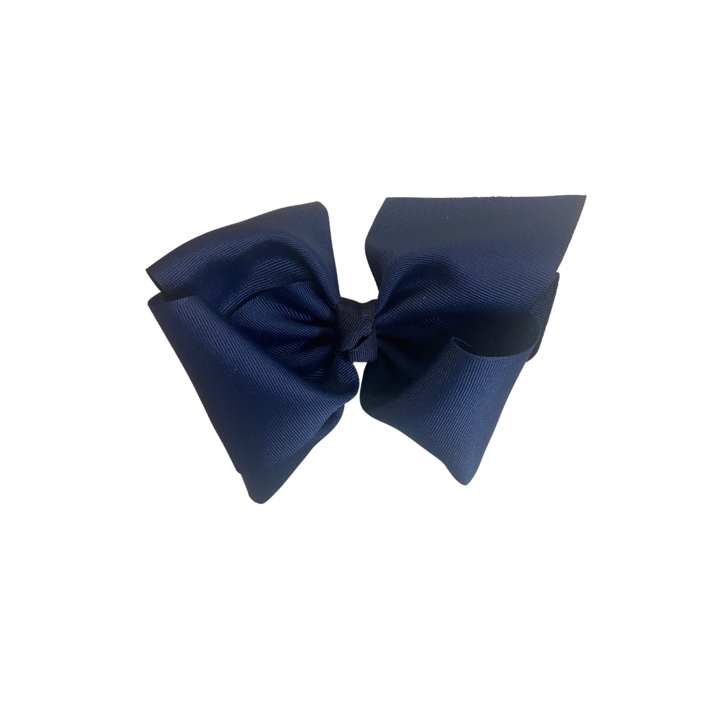 Jumbo Ribbon Bow - Navy