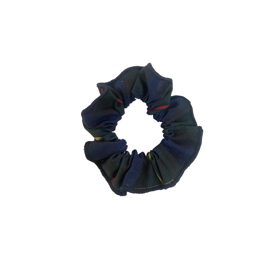 Scrunchie W/Merrowed Edge-Plaid 55