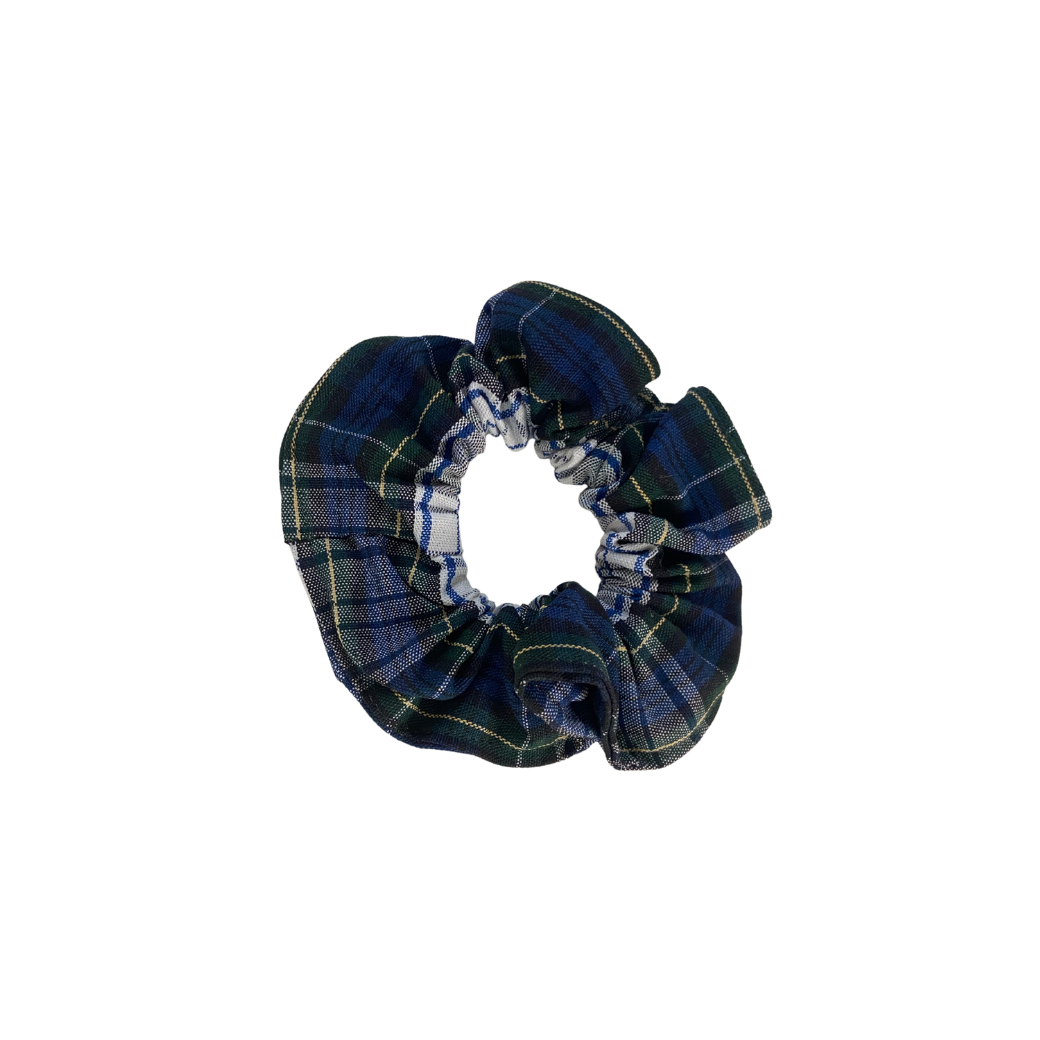 Scrunchie W/Merrowed Edge-Plaid 80
