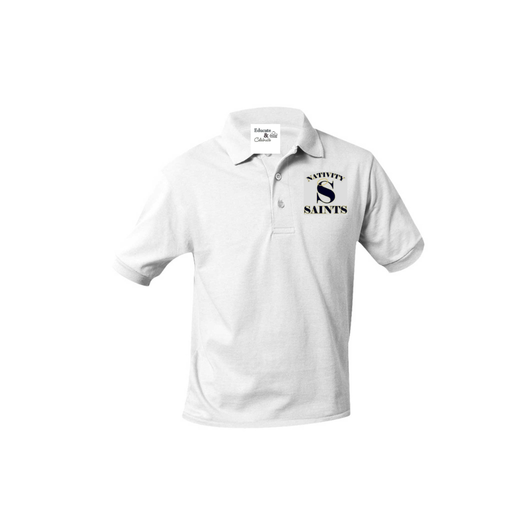 Nativity Knit Short-Sleeve Polo (Unisex)