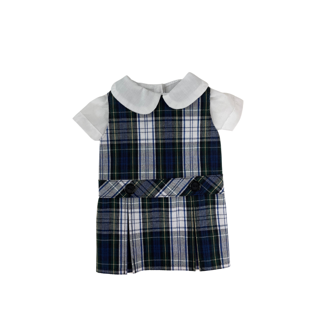 DOLL UNIFORMS - JUMPER - PLAID 80