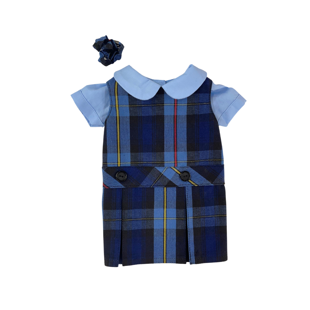 DOLL UNIFORMS - JUMPER - PLAID 41
