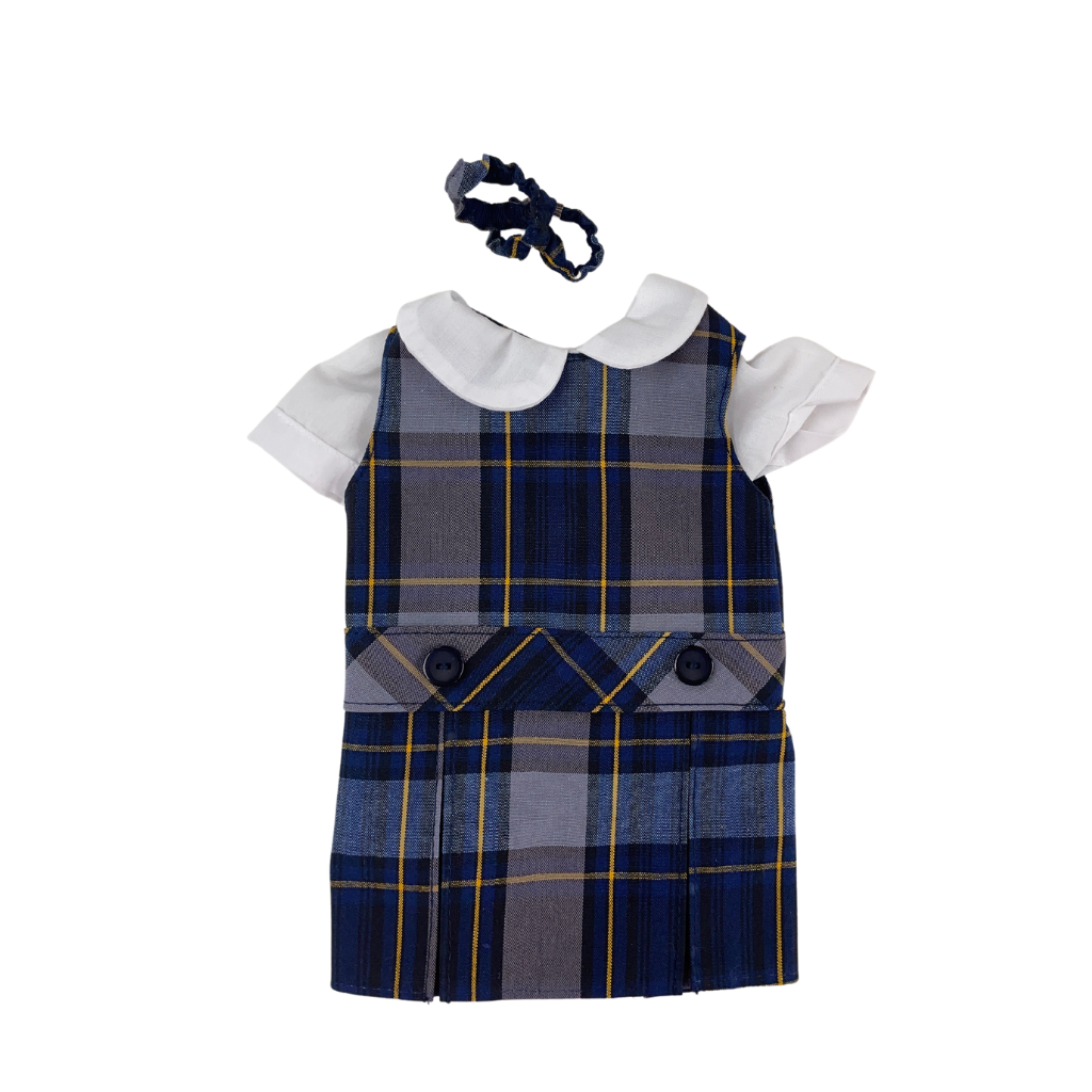 DOLL UNIFORMS - JUMPER - PLAID 57