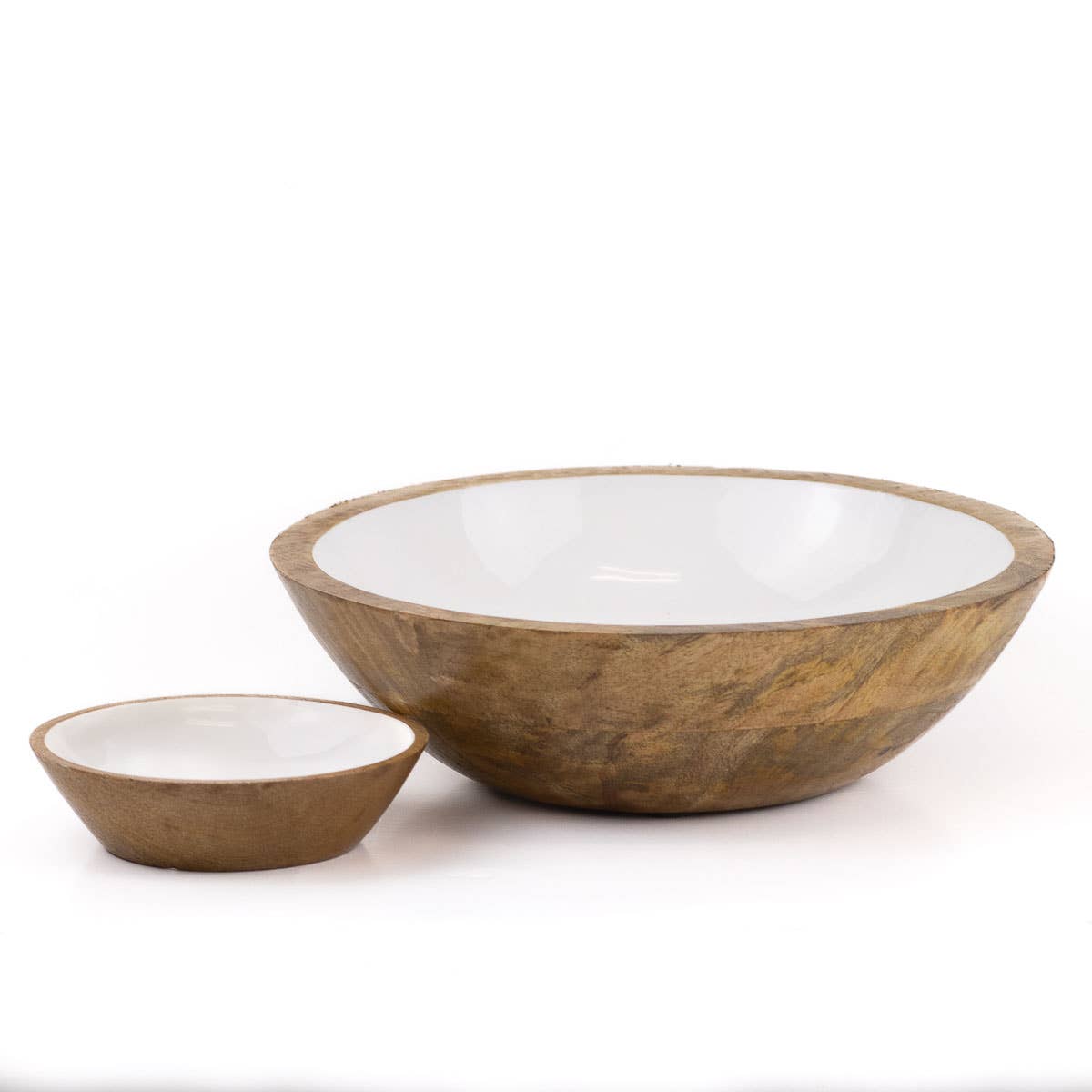 Hogan Dip Bowl Natural/White 5.25x1.5