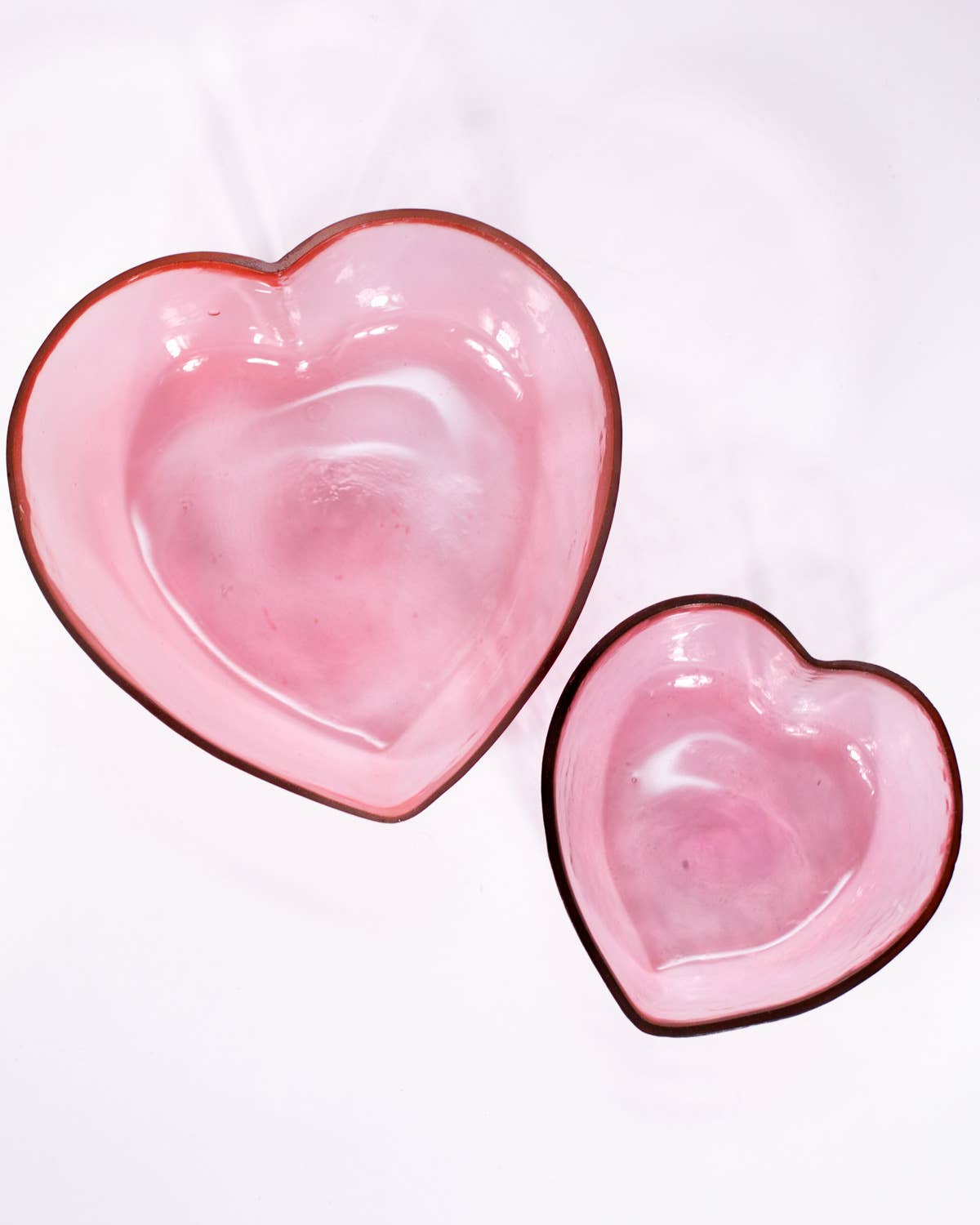 Amelia Heart Dish Pink 7x2.25x7