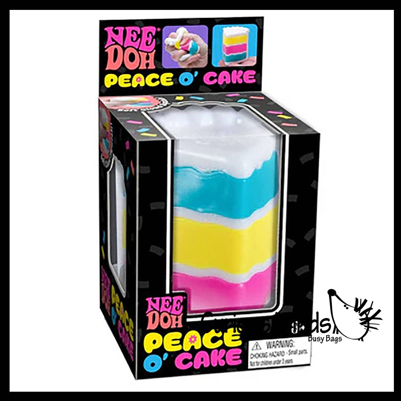 1 NeeDoh Piece of Cake- Ultra Squishy Relaxing Sensory Fidge