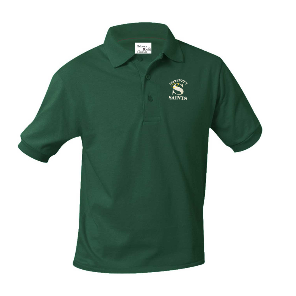 Nativity Knit Short-Sleeve Polo (Unisex)