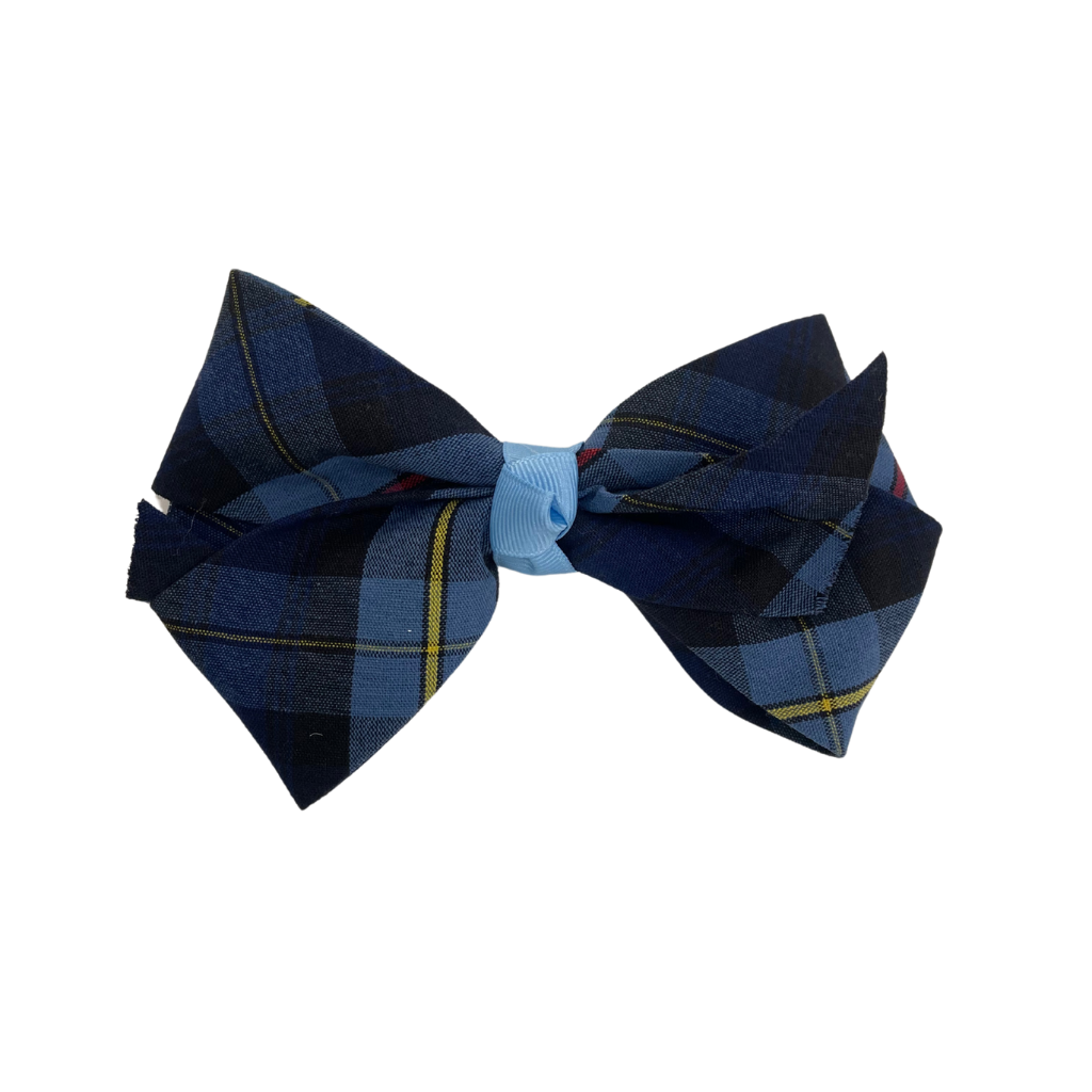 Large 6" Wide Plaid Bow - Plaid 41