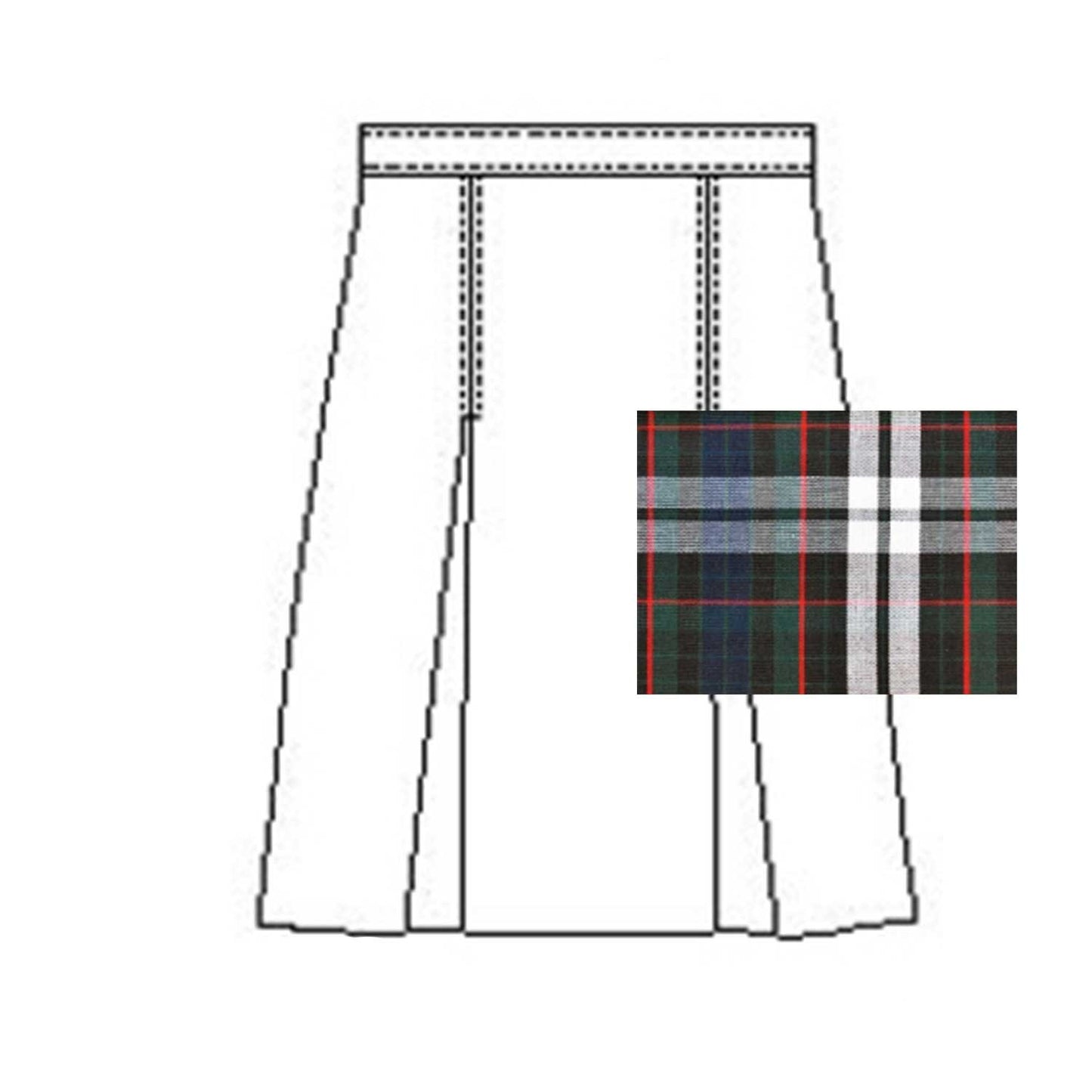 St. Alphonsus & St. Vincent Kick Pleat Skirt - Elderwear