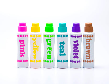Do A Dot Art! Brilliant Dot Markers - Set of 6 - Made in USA