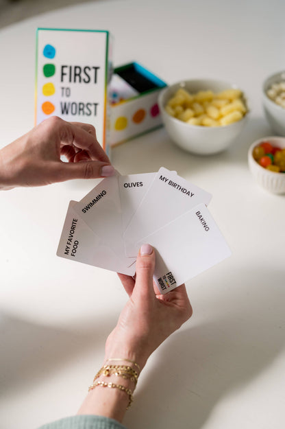 FIRST TO WORST: How Your Friends & Family Rank Things Game