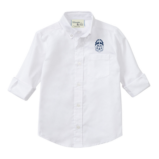 St. Alphonsus Oxford Long Sleeve Shirt (Boys & Mens) - ELD EMB