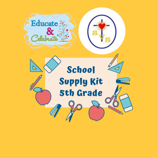 St. Vincent School Supply Kits '24-'25 - 5th Grade
