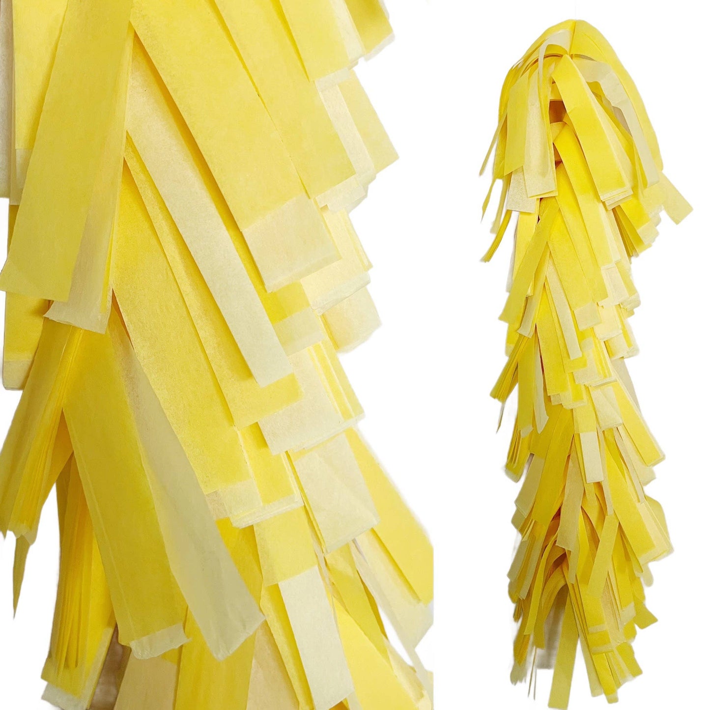 Fringed Tissue Balloon Tassel (Multicolored)