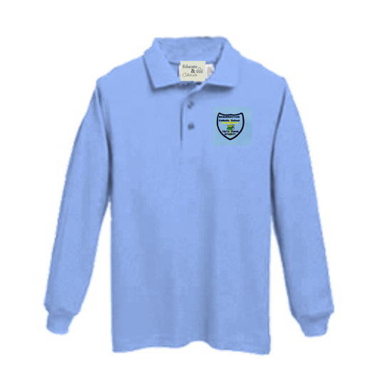 Resurrection Pique Polo Long-Sleeve Shirt (Unisex)