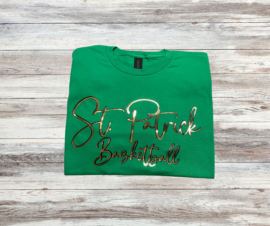 St. Patrick Outline Script T-Shirt
