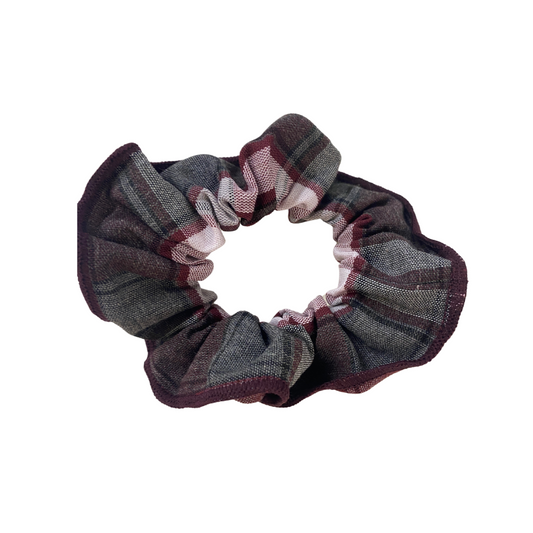 Scrunchie W/Merrowed Edge-Plaid 54