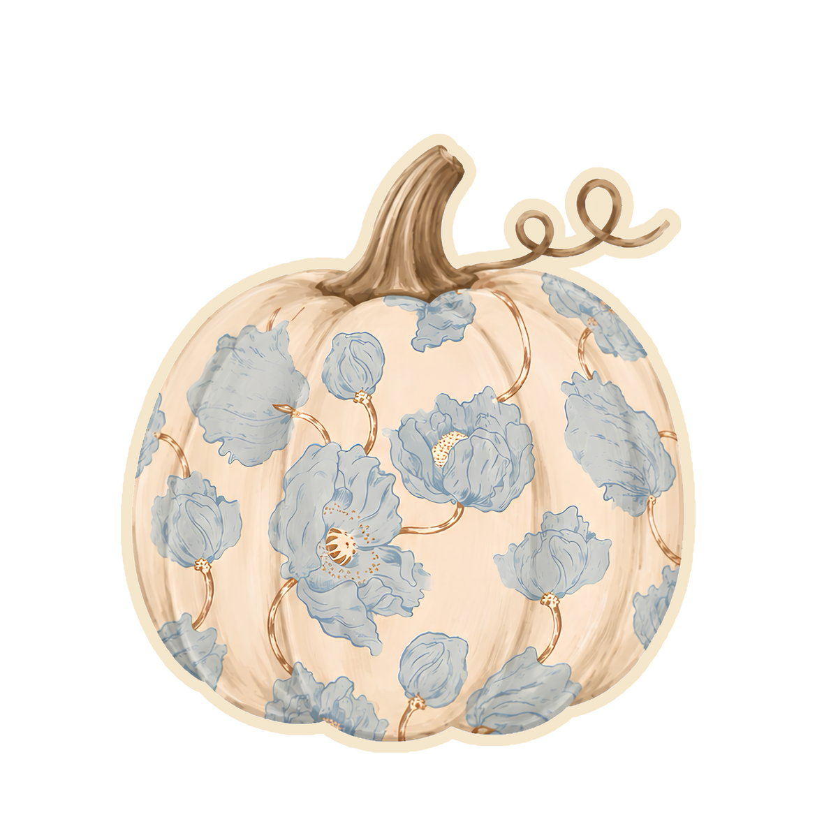 Cozy Fall - Blue Bloom