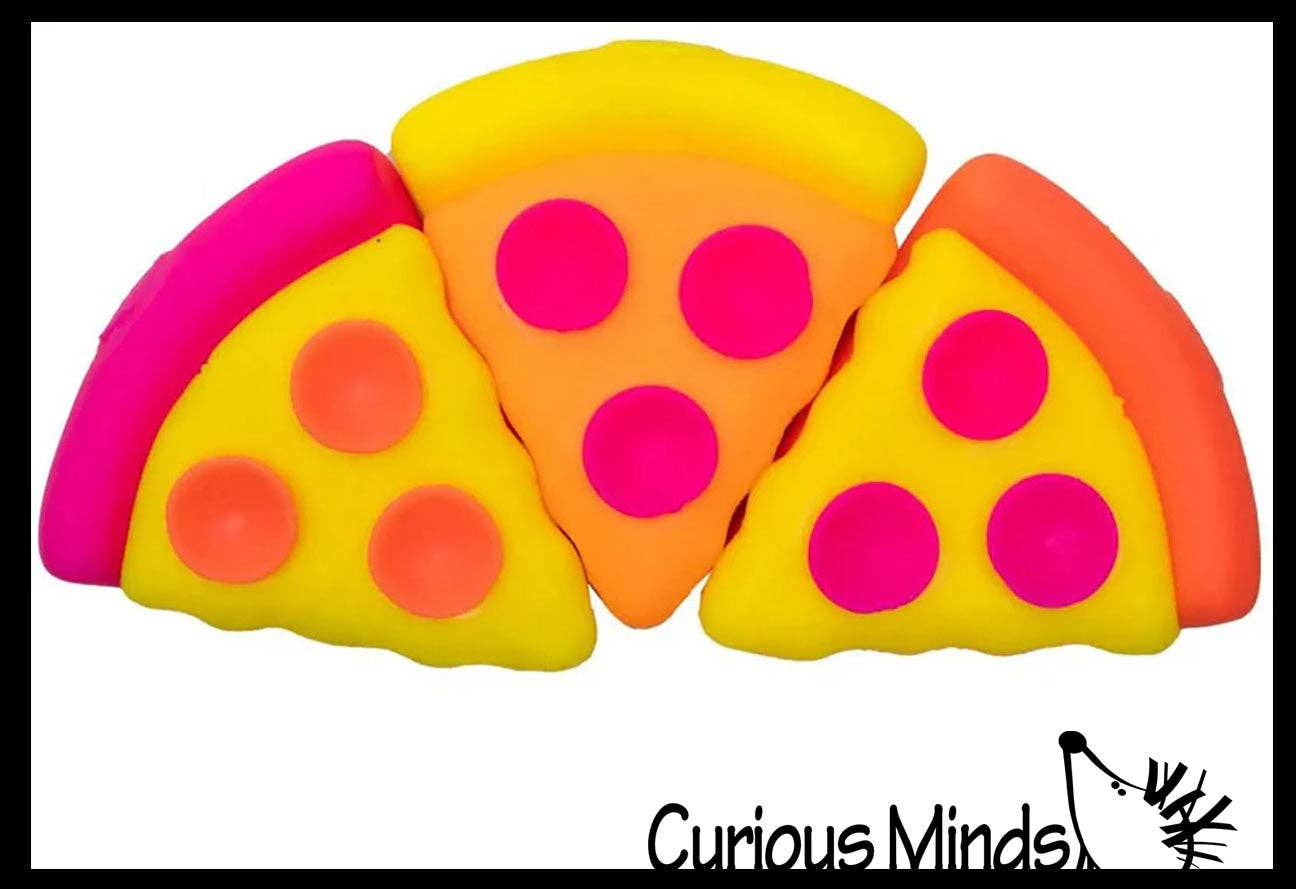 1 NeeDoh Pizza Squeezza - Ultra Squishy Relaxing Sensory