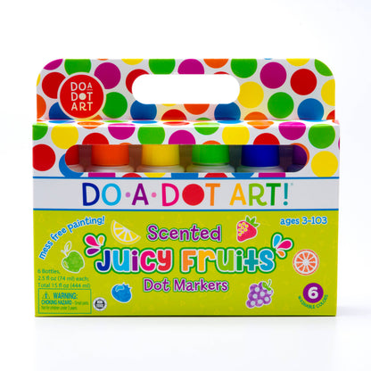 Do A Dot Art! Juicy Fruits Scented Dot Markers, USA, 6 pack