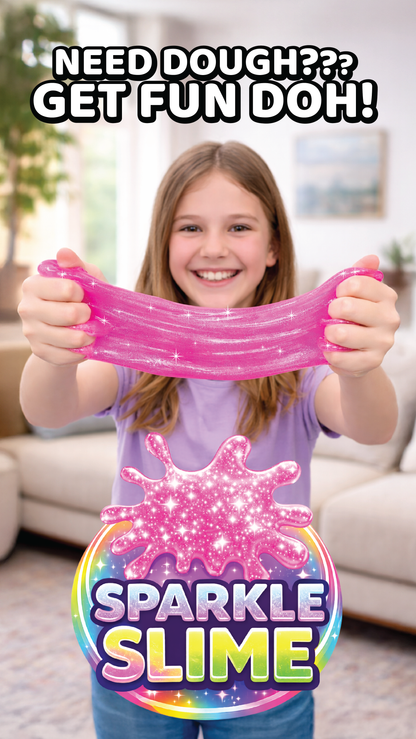 Fun Doh Glitter Slime Sensory Fidget Assortment