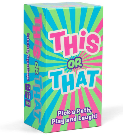 THIS OR THAT Party Game - All-Ages Pick A Path, Play Laugh