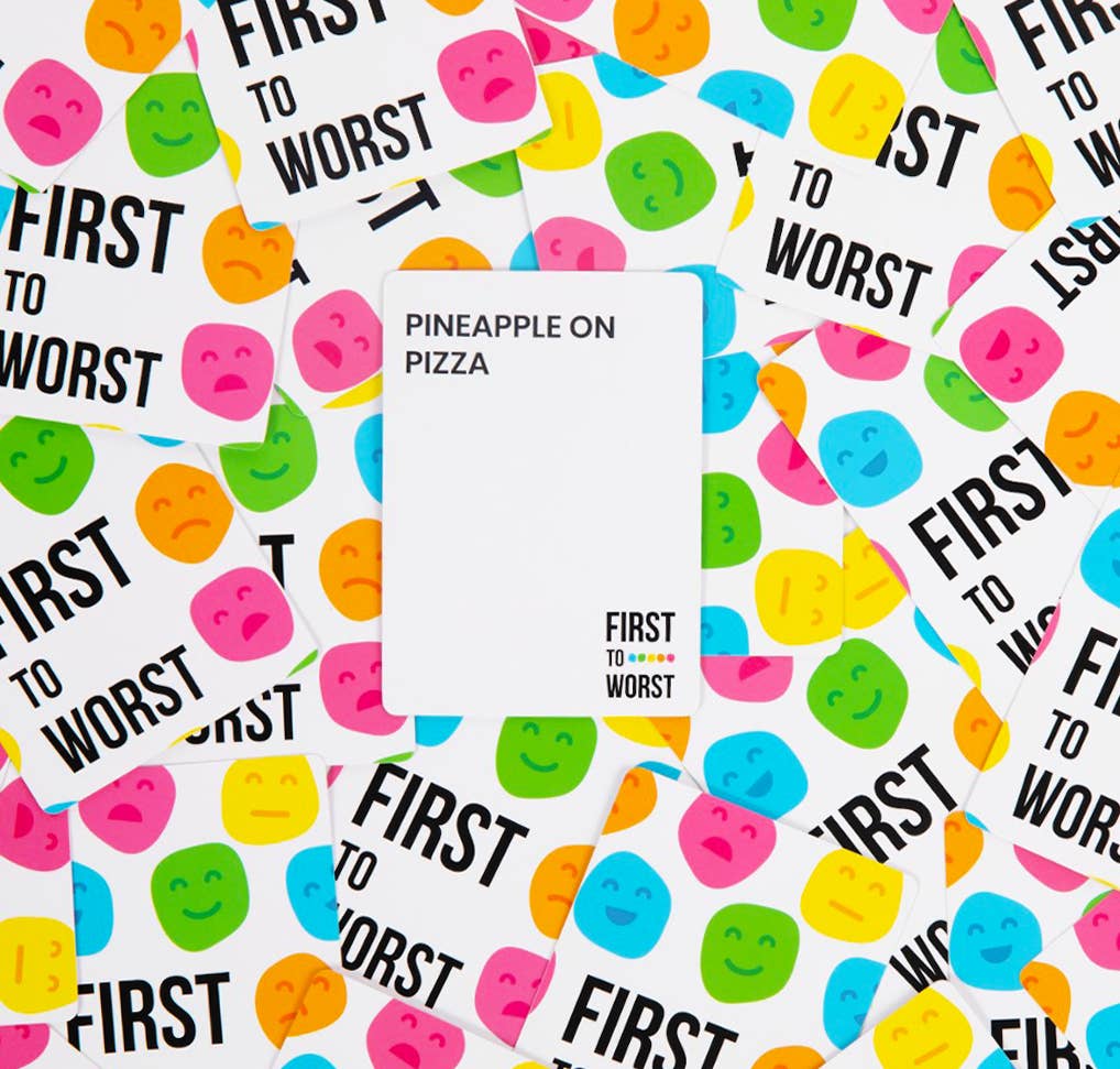 FIRST TO WORST: How Your Friends & Family Rank Things Game