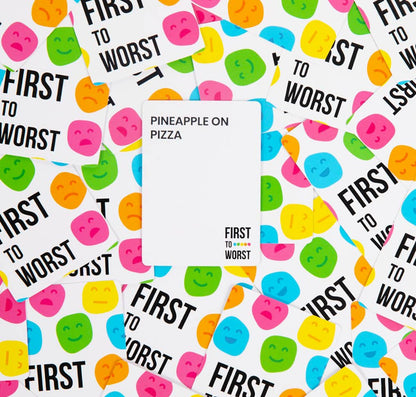 FIRST TO WORST: How Your Friends & Family Rank Things Game