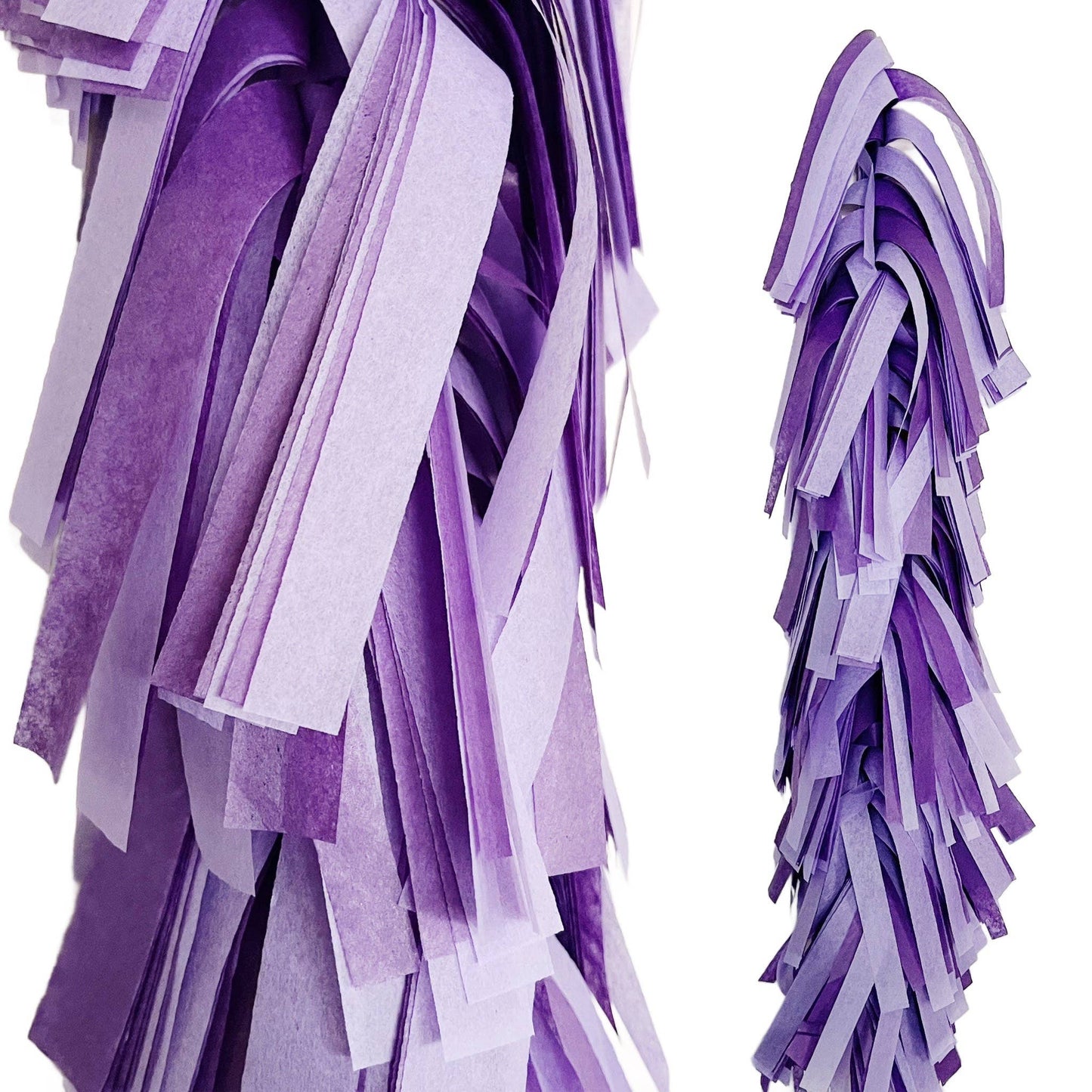 Fringed Tissue Balloon Tassel (Multicolored)