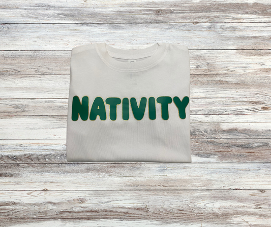 Nativity Short Sleeve Bubble T-Shirt