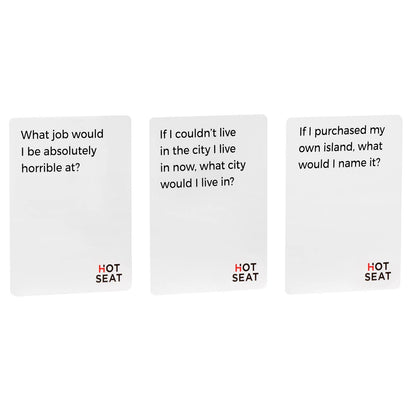 HOT SEAT -The Family Card Game That's All About You - Family