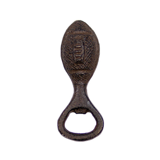 Football Bottle Opener   Antique Brown   1.5x4