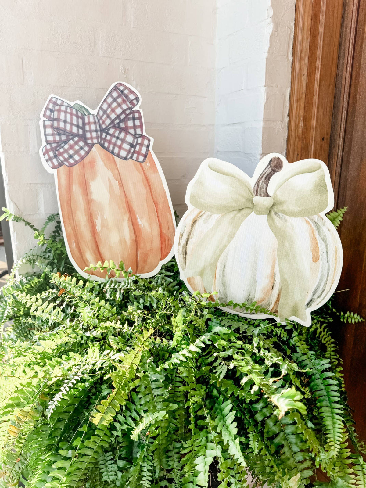 Little Green Bow Pumpkin 